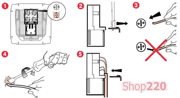 Подключение телефонной розетки RJ 11 Legrand